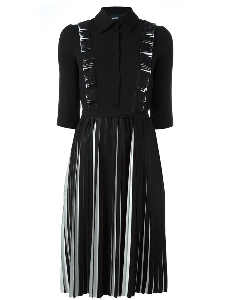 Marco Bologna Pleated Longsleeved Dress