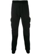 Cp Company Panelled Slim Fit Track Pants - Black