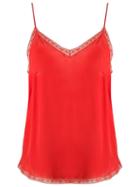 Talie Nk Silk Top, Women's, Size: 36, Red, Silk