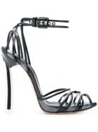 Casadei Strappy Ankle Sandals - White