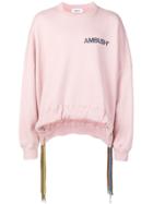 Ambush Contrast Logo Sweatshirt - Pink
