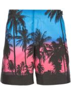 Orlebar Brown Sunset Print Swim Shorts - Blue