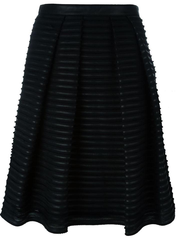 Burberry London Ruched A-line Skirt