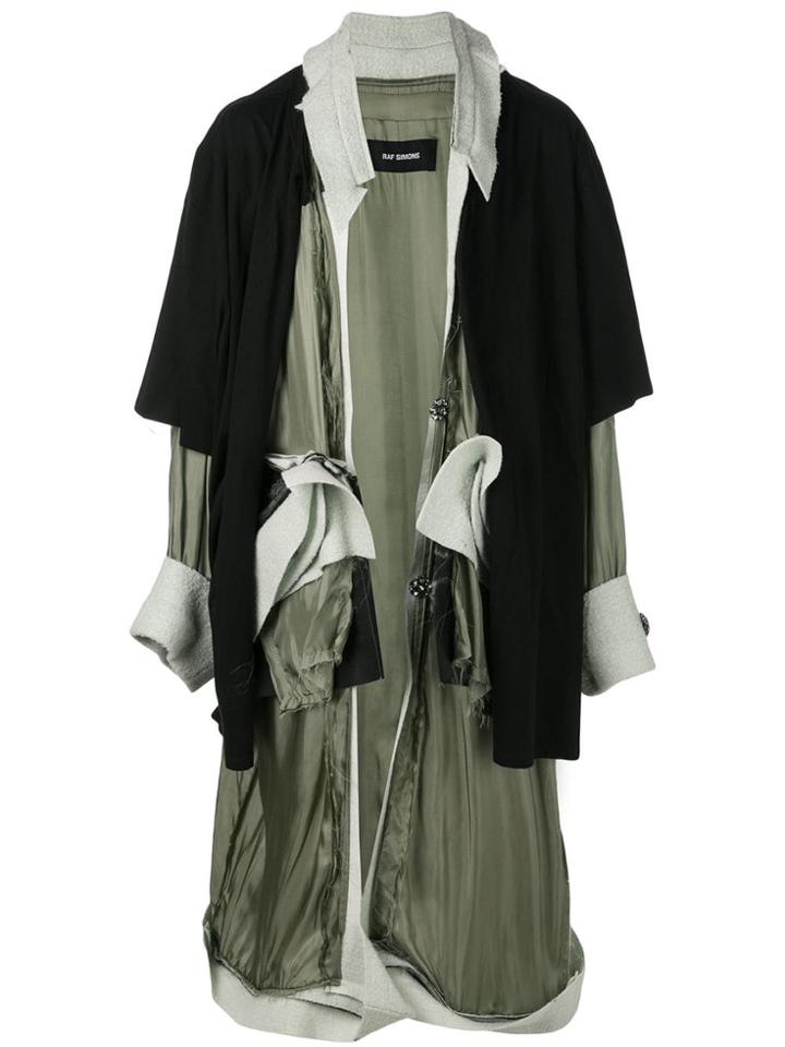 Raf Simons Layered Open Jacket - Black