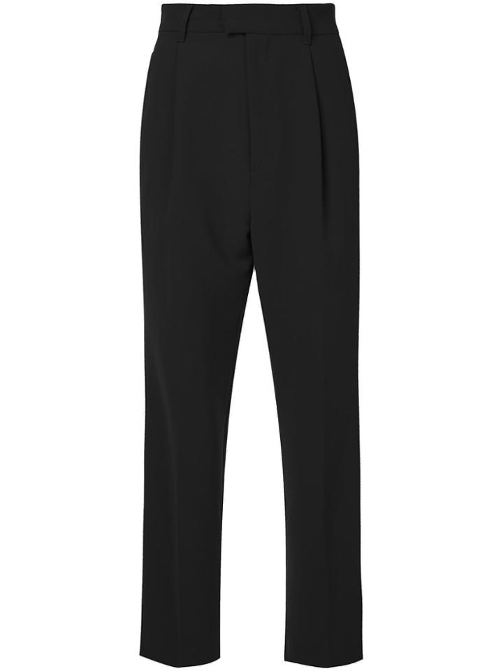 G.v.g.v. Pleated Front Tapered Trousers - Black