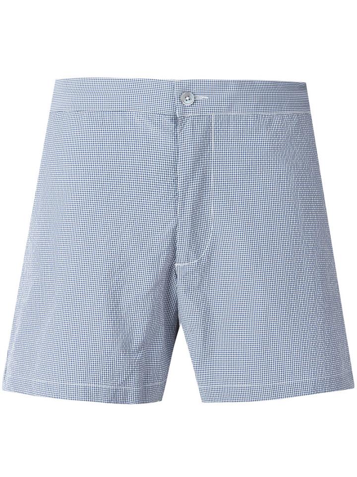 Officine Generale Vicky Swim Shorts, Men's, Size: Xl, Blue, Polyamide/polyester