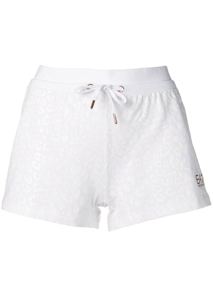 Ea7 Emporio Armani Casual White Shorts