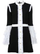 Macgraw - Sincerity Dress - Women - Silk/polyester/acetate - 6, Black, Silk/polyester/acetate