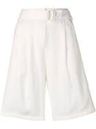 Roberto Cavalli High-waisted Shorts - White