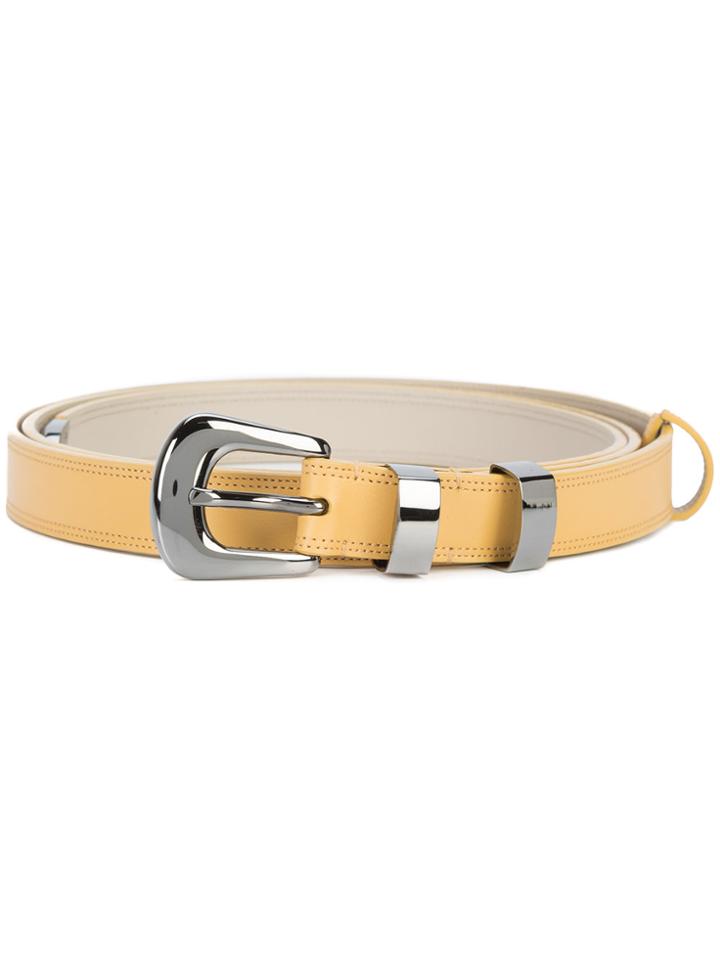 Nina Ricci Buckled Belt - Yellow & Orange