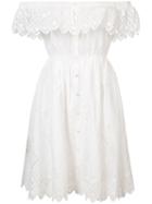 Sea Off Shoulder Dress, Women's, Size: 2, White, Cotton