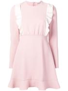Red Valentino Long-sleeve Ruffled Dress - Pink