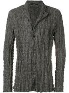 Issey Miyake Pleated Lightweight Jacket - Grey