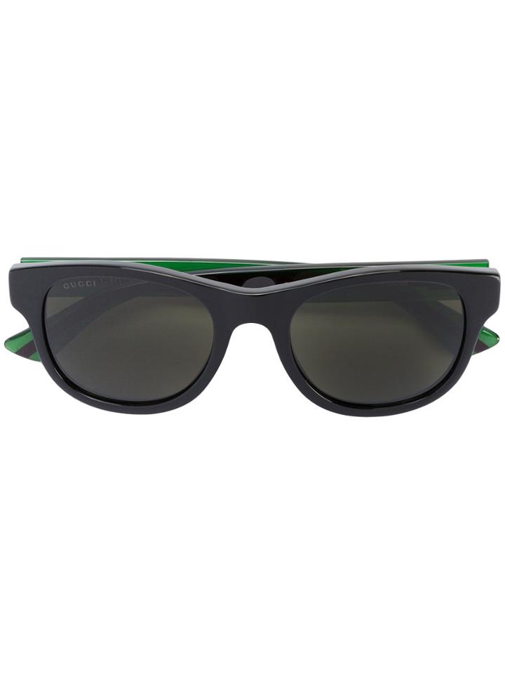 Gucci Eyewear Gg0003s Web Sunglasses - Black