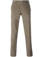 Loro Piana Classic Chino Trousers, Men's, Size: 48, Brown, Cotton/spandex/elastane