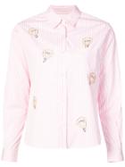 Jimi Roos Striped Shirt - Pink & Purple