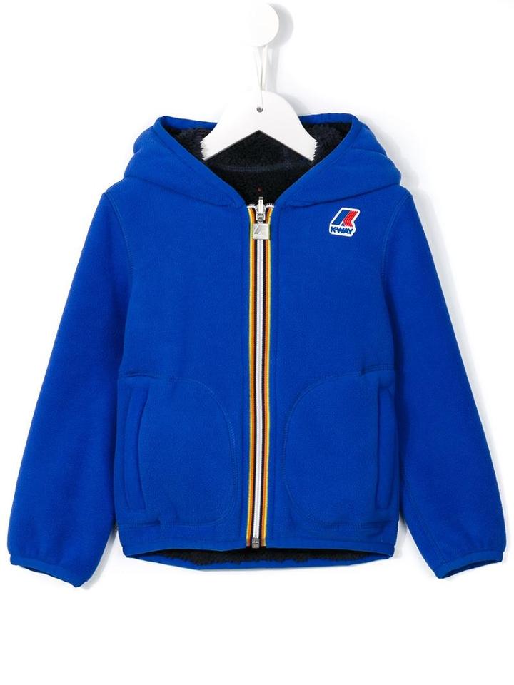 K Way Kids Zipped Fleece, Boy's, Size: 12 Yrs, Blue