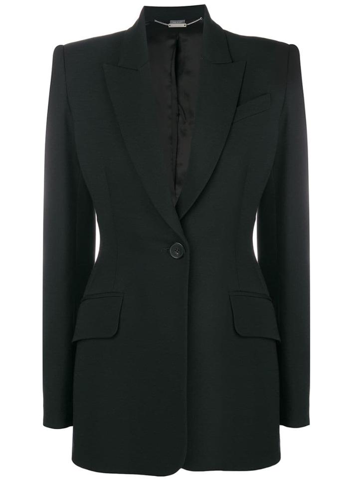 Alexander Mcqueen Classic Blazer - Black