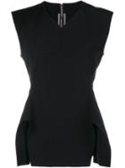 Rick Owens Rear Zip Sleeveless Top