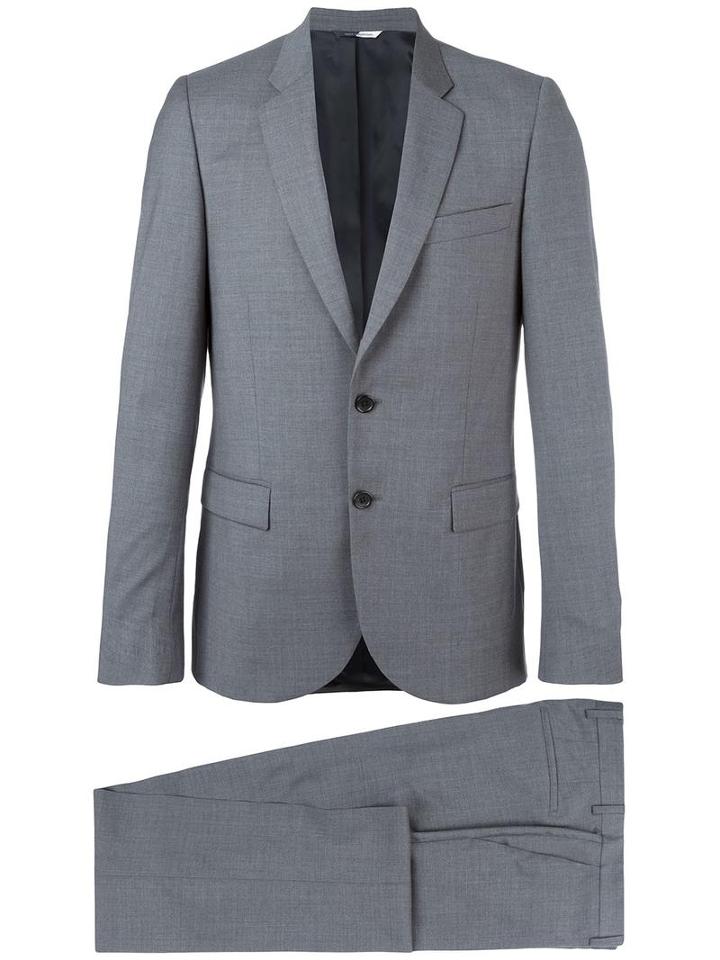 Ps By Paul Smith Two Piece Suit, Men's, Size: 40, Grey, Wool/viscose