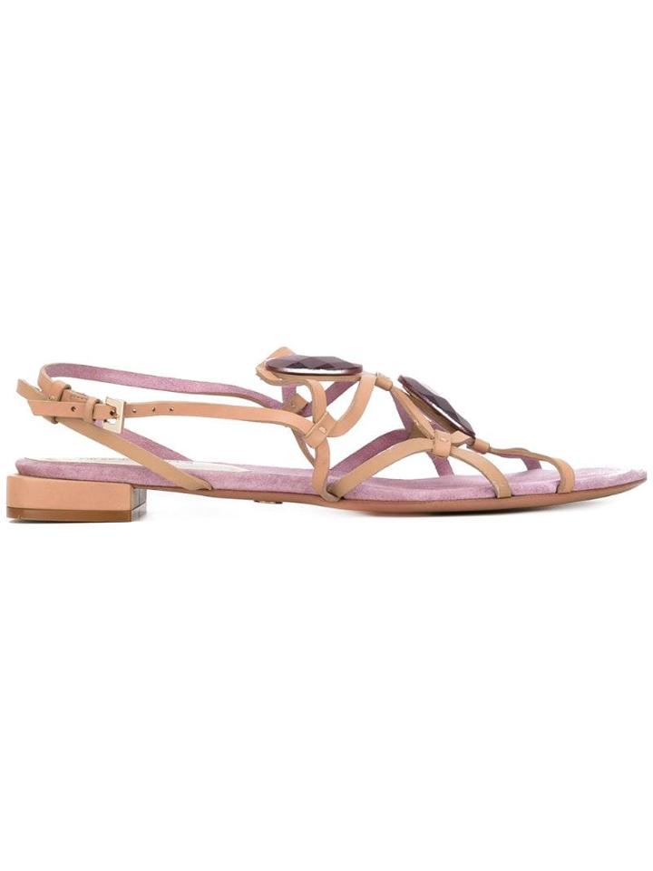 Giorgio Armani Pre-owned Open Toe Sandals - Neutrals