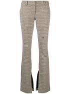 A.l.c. Checked Slit Detail Trousers - Nude & Neutrals
