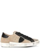 Philippe Model Glitter Detail Sneakers - Gold