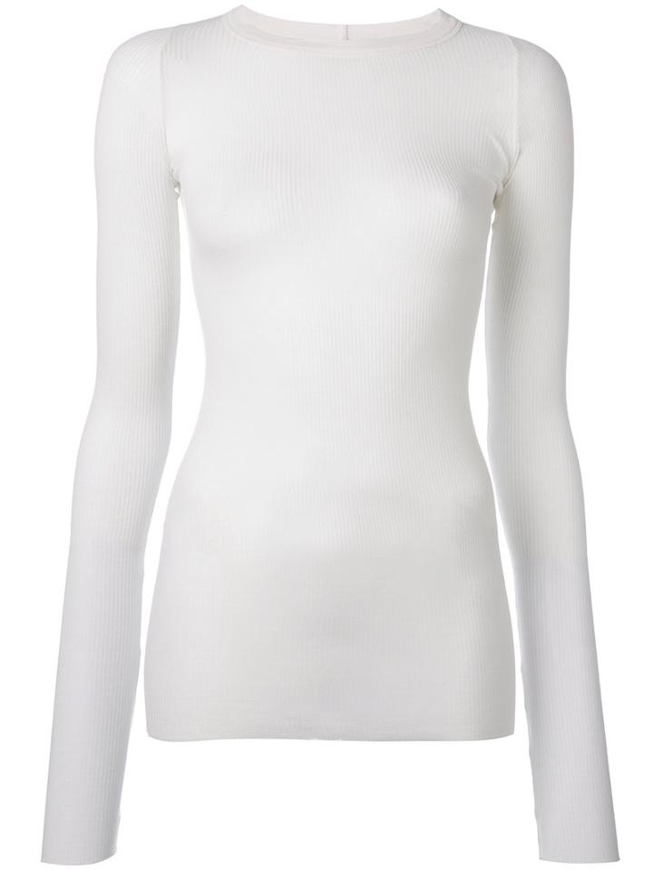 Rick Owens Fitted Vest Top, Women's, Size: 38, White, Viscose/silk