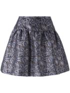Michael Michael Kors A-line Paisley Jacquard Skirt, Women's, Size: 4, Pink/purple, Polyester/spandex/elastane