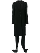 Givenchy Train Detail Coat - Black