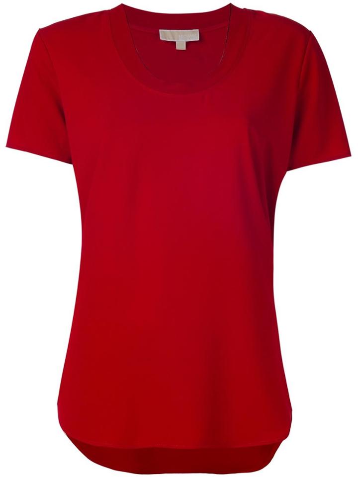 Michael Michael Kors Round Neck T-shirt - Red