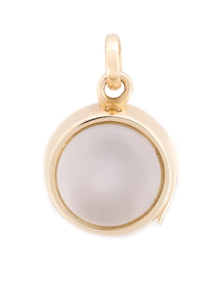 Loquet 18kt Yellow Gold Round Locket Necklace, Women's, Metallic