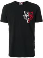 Plein Sport Tiger Motif Chest Print T-shirt - Black