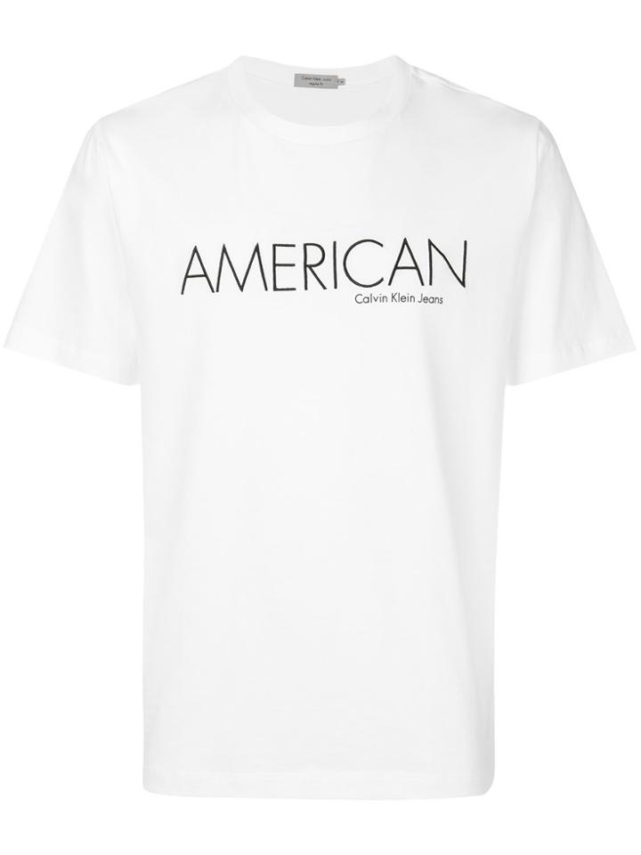 Calvin Klein Jeans American T-shirt - White