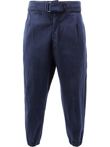 Myar Cropped Trousers - Blue