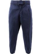 Myar Cropped Trousers - Blue