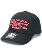 Marcelo Burlon County Of Milan Front Stamp Hat - Black