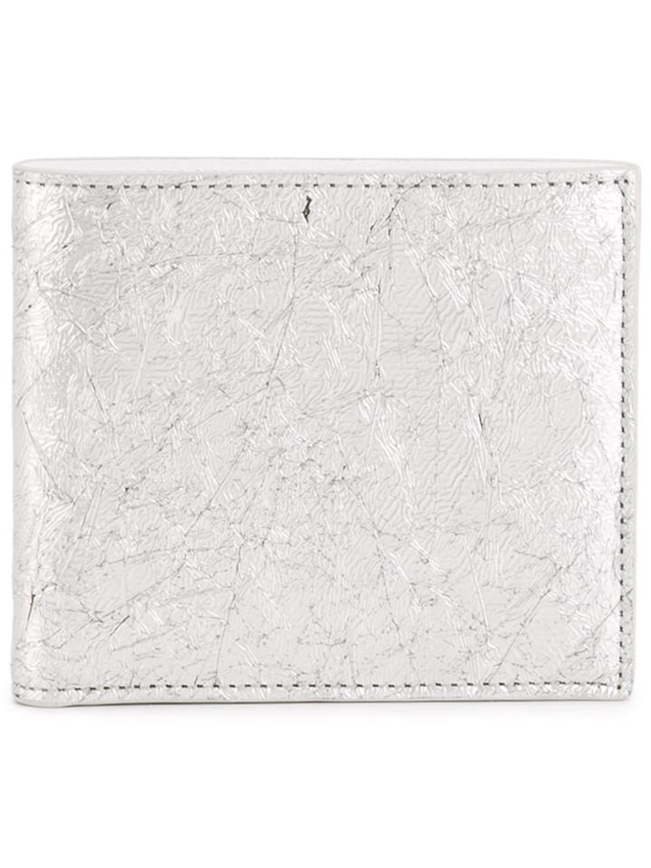 Maison Margiela Grained Billfold Wallet - Metallic
