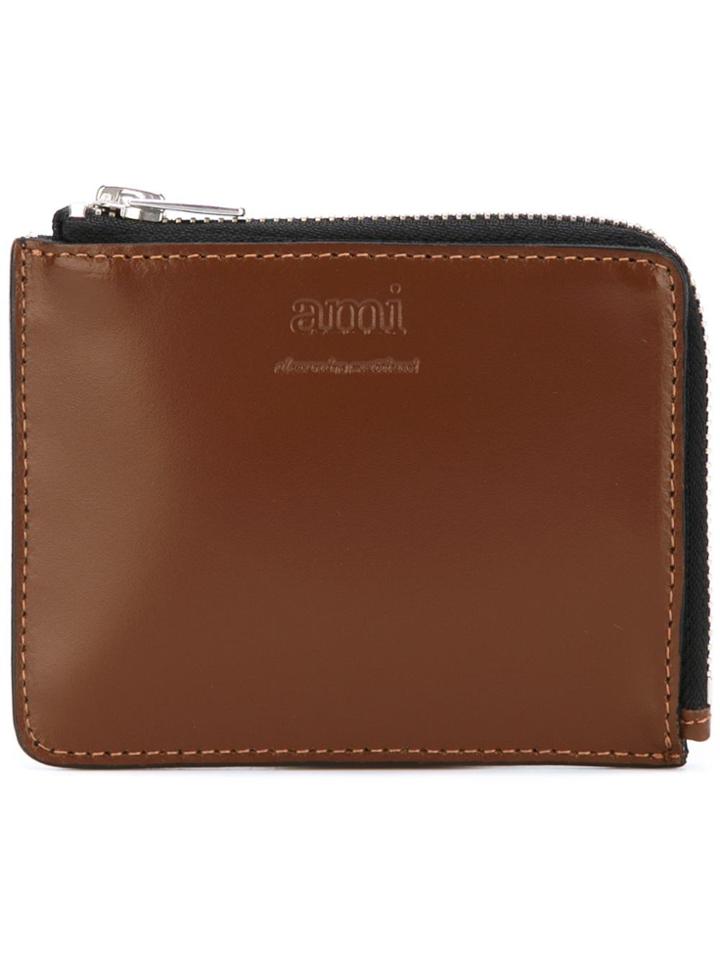 Ami Alexandre Mattiussi Wallet - Brown