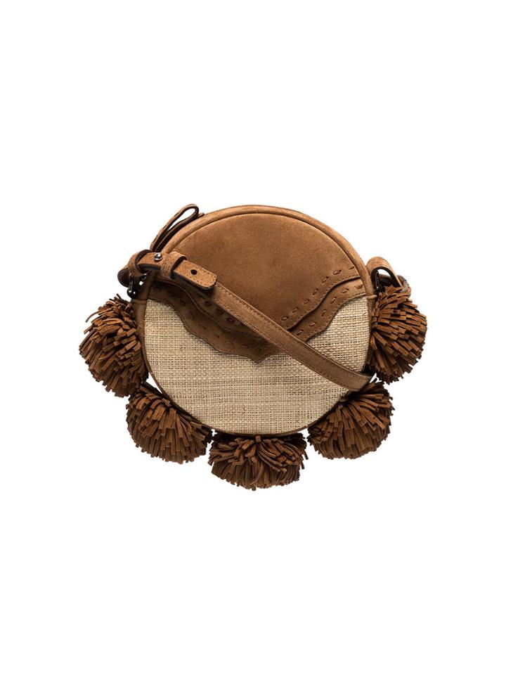 Mehry Mu Brown Tambourine Suede Satchel Bag