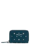 Jimmy Choo Danny Studded Wallet - Blue