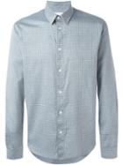 Folk Checked Shirt, Men's, Size: 5, Blue, Cotton