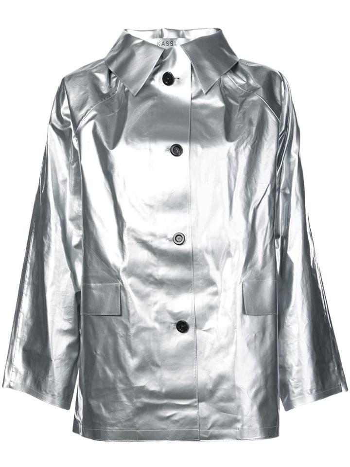 Kassl Single Breasted Jacket - Silver