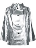 Kassl Single Breasted Jacket - Silver