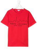 Little Marc Jacobs City Skyline Print T-shirt - Red