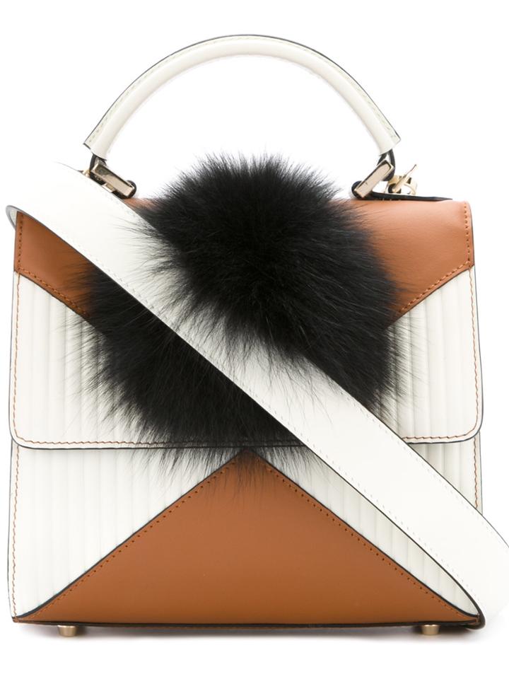Les Petits Joueurs Alex Burry Cannete Tote - Brown
