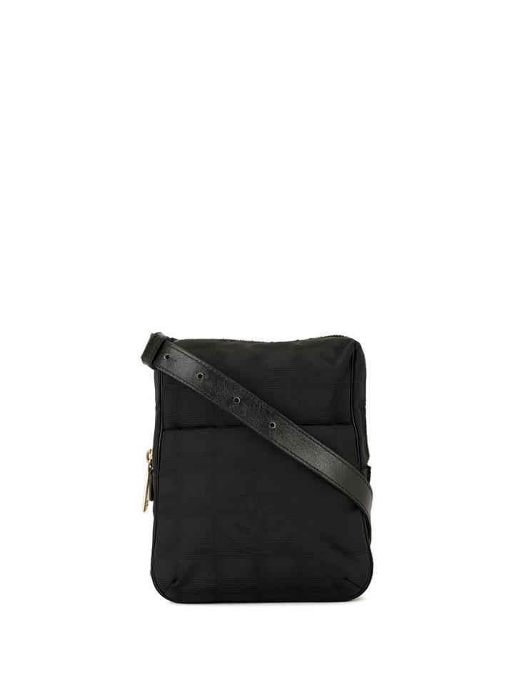 Chanel Pre-owned Travel Line Cc Crossbody Bag - Black