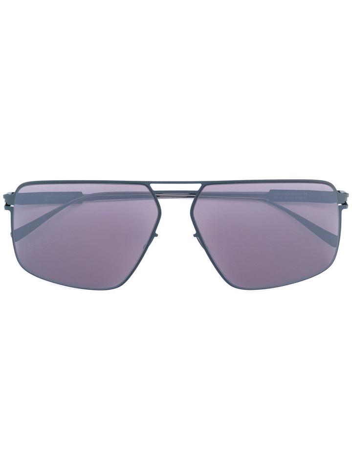 Mykita - Oversized Square-frame Sunglasses - Unisex - Metal (other) - One Size, Black, Metal (other)