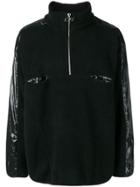 Cmmn Swdn Leroy Zipped Sweatshirt - Black