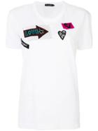 Dolce & Gabbana Appliqué Detail T-shirt - White
